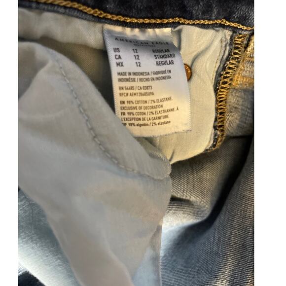 American Eagle Super High Rise Cropped Flare Size 12 - Picture 8 of 10